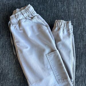Women's Gray Jogger Scrub Pants